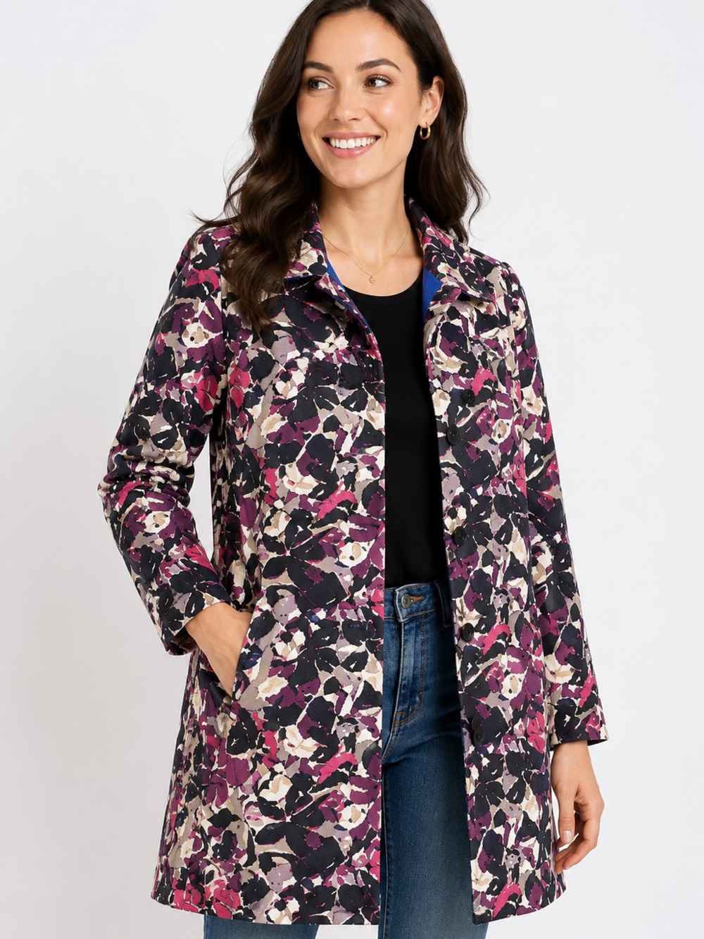 Thakoon for Target canvas jacket fully lined in bright blue. Size XS  H4